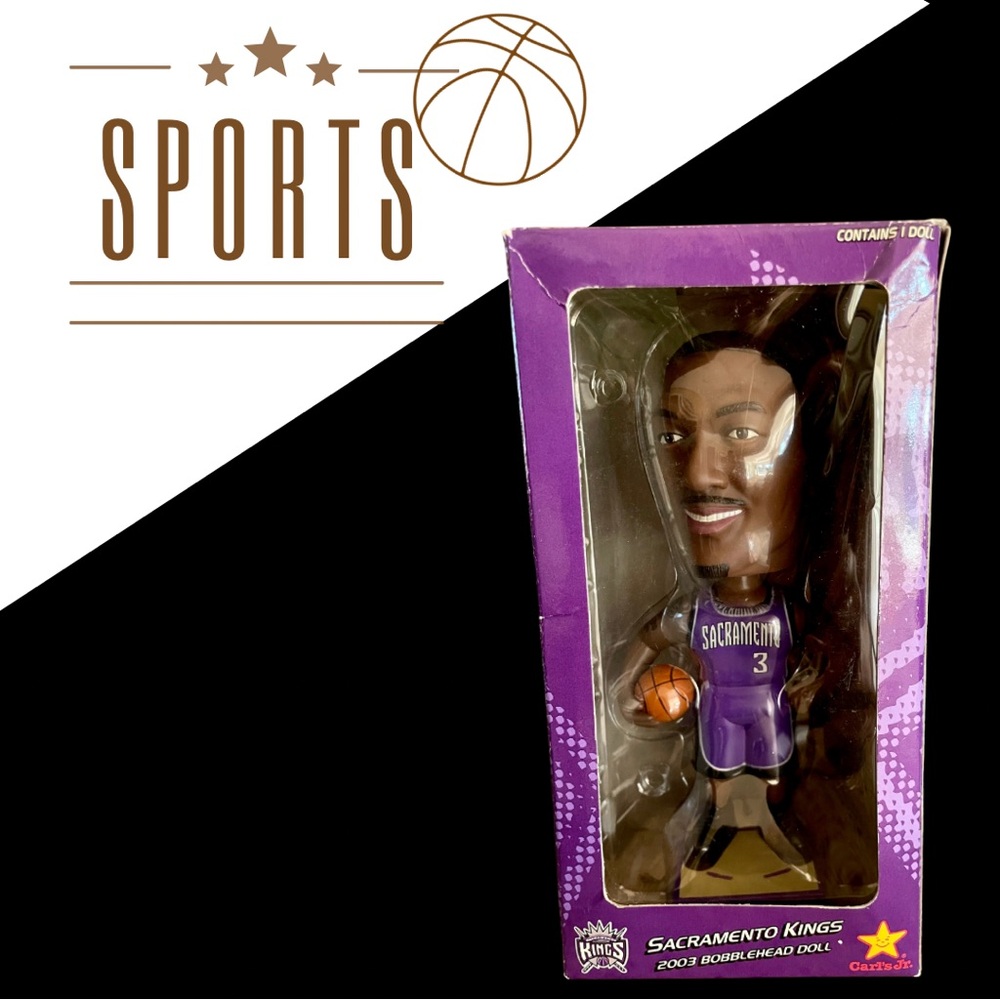 Sacramento Kings #3, Wallace, Basketball Bobblehead - Collectable - In box
